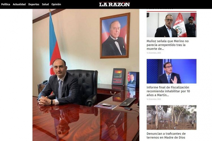   Peruanische Medien heben Armeniens aggressive Politik gegen Aserbaidschan hervor  