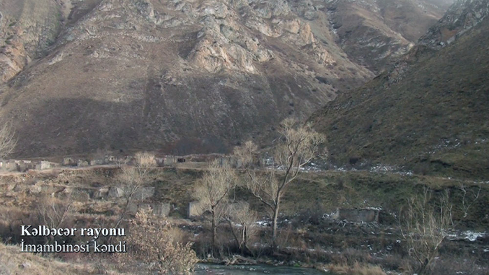   Azerbaijan shows   video footage   from another village of Kalbajar  