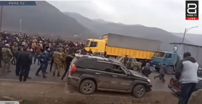  Se escuchan disparos durante la manifestación de protesta en Armenia-  VIDEO  