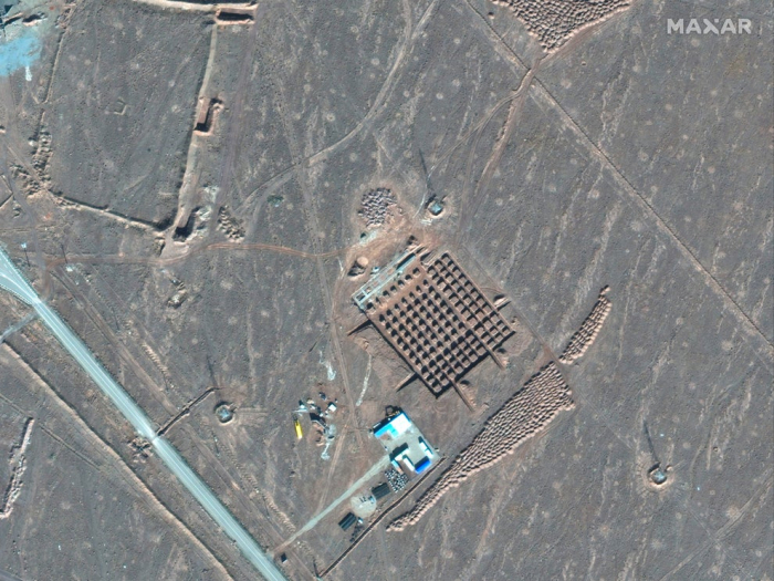 Satellite photos reveal Iran construction at underground nuclear site