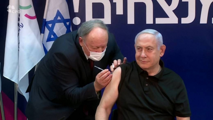 Netanyahu receives Pfizer coronavirus vaccine