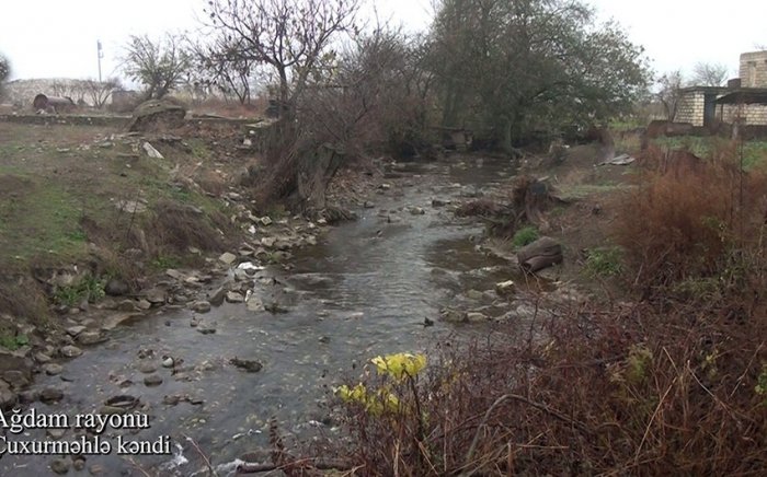   Video  footage of Cukhurmehle village of Aghdam district 