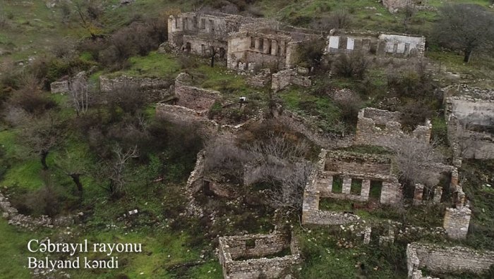   Azerbaijan shows video footage of Balyand village of Jabrayil  