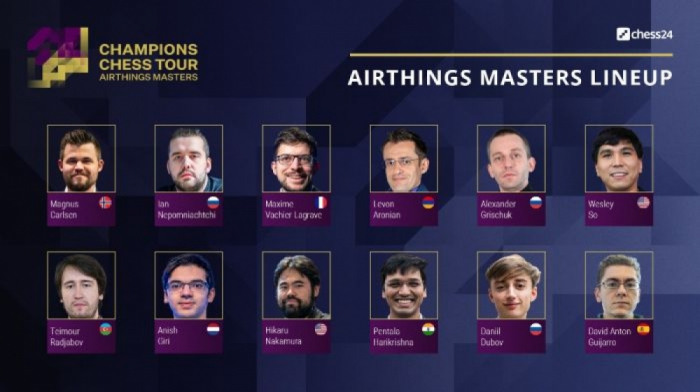 Teymur Rajabov to compete with Magnus Carlsen in first round of Airthings Masters