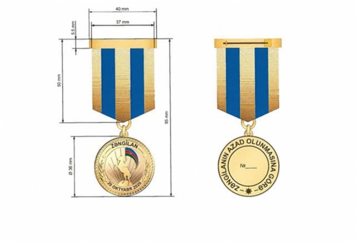  Azerbaijan gives awards to servicemen "For the liberation of Zangilan" district 