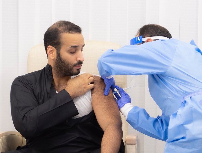 Saudi Arabia crown prince receives first dose of coronavirus vaccine 