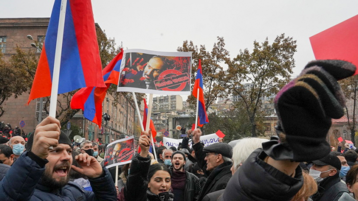   Des Arméniens manifestent à nouveau contre Nikol Pashinyan  