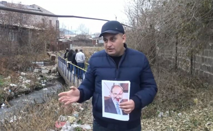  Armenier werfen Paschinjans Bilder in den Abwasserkanal -  VIDEO  