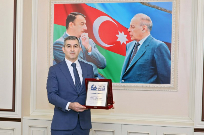   منح وصال حسينوف بجائزة Caspian Business Award -   فيديو    