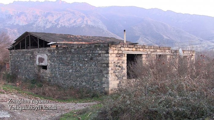     Video   footage of Valigulubayli village of Zangilan region  