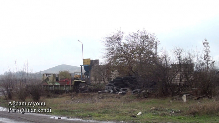   Videomaterial aus dem Parioghlular Dorf in Aghdam -   VIDEO    