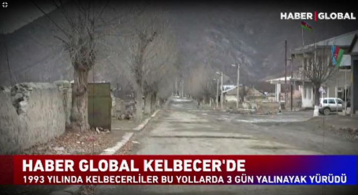  Turkish Haber Global TV broadcasts video reportage from Azerbaijan