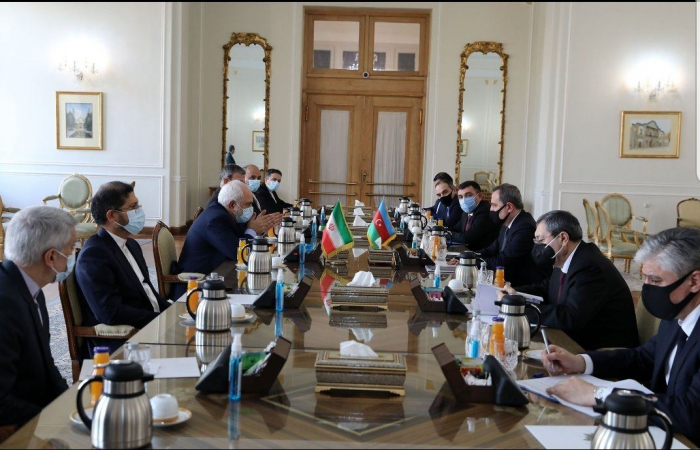  Foreign ministers of Iran and Azerbaijan meet 