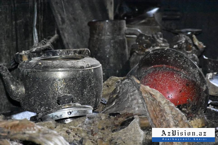 Bakıda köşk yandı, bir nəfər öldü