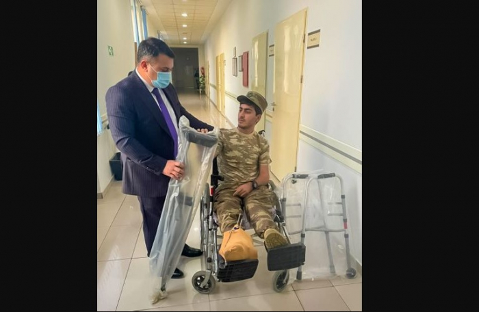 Qaziyə reabilitasiya vasitələri verilib
