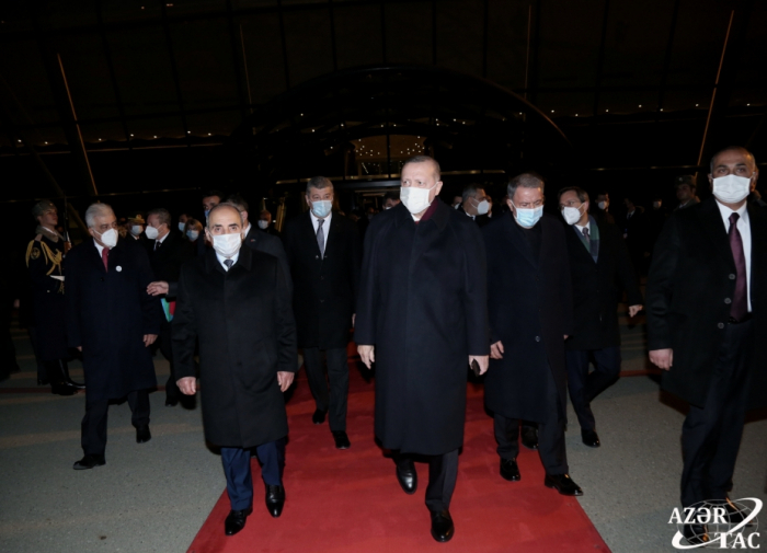 اردوغان يختتم زيارته الرسمية الى اذربيجان