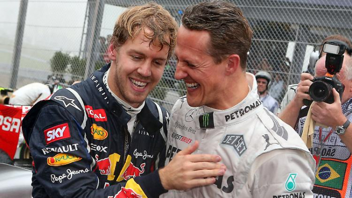   Schumi ist und bleibt für Vettel der Beste  