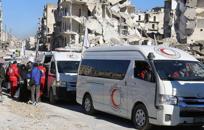 Nine people killed in attack on bus in Syria - newspaper