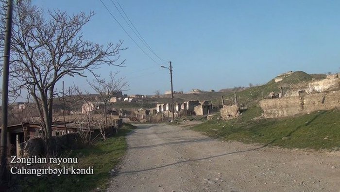  Zəngilanın Cahangirbəyli kəndi -   VİDEO      