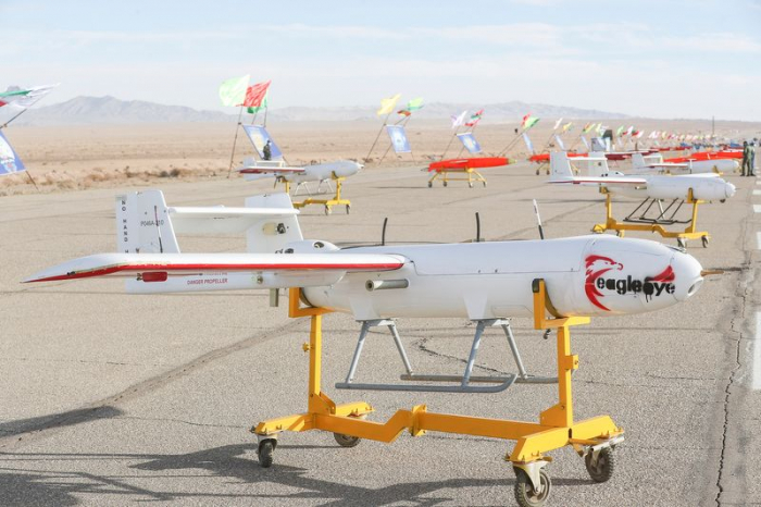 Drones tested in Iran