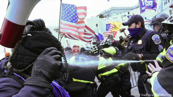   Pro-Trump protesters storm U.S. Capitol as lawmakers debate election results -   VIDEO    