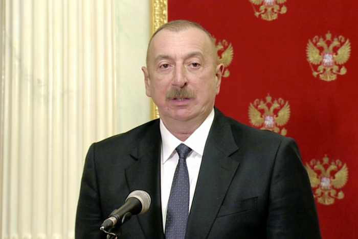   Restoration of transport communications can impart strengthen security in region, says President Aliyev  