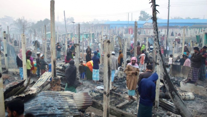 Feuer verwüstet Rohingya-Flüchtlingslager – Tausende Menschen obdachlos
