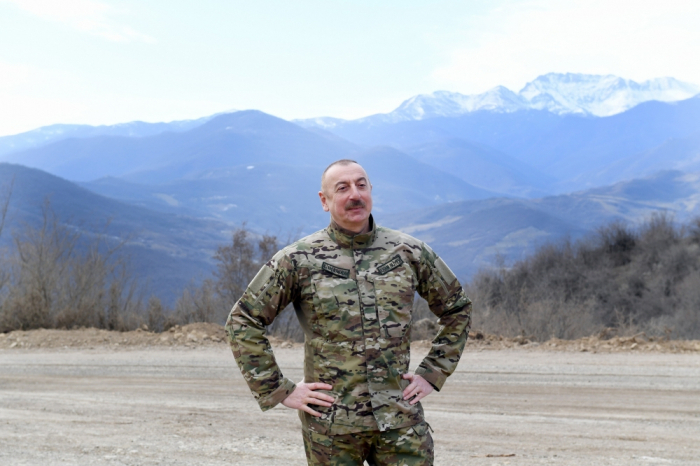   Ilham Aliyev ist im Signag-Dorf -   VIDEO    