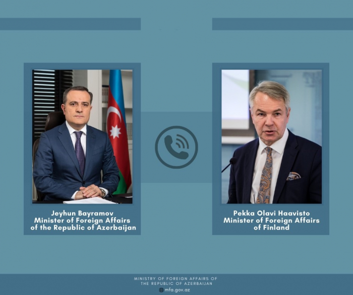   Telefongespräch zwischen Außenministern Aserbaidschans und Finnlands stattgefunden  