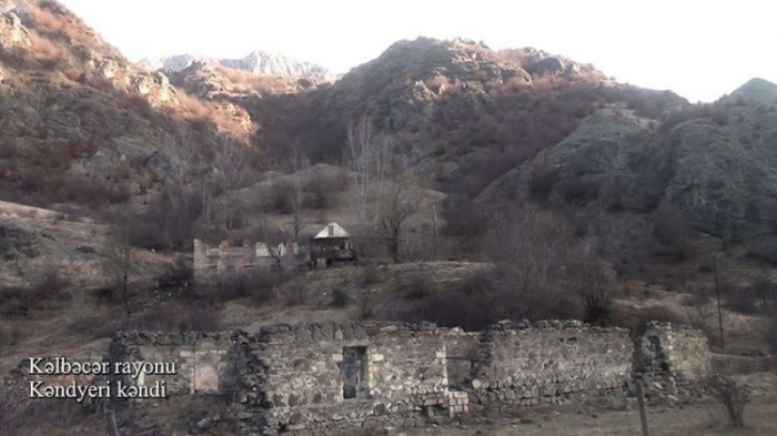   El Ministerio de Defensa presenta imágenes de la aldea de Kandyeri de Kalbajar  
