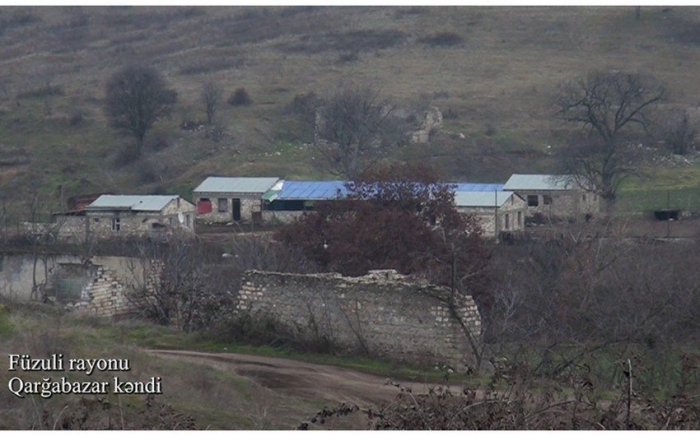  Gargabazar-Dorf im aserbaidschanischen Stadtteil Füzuli -   VIDEO    