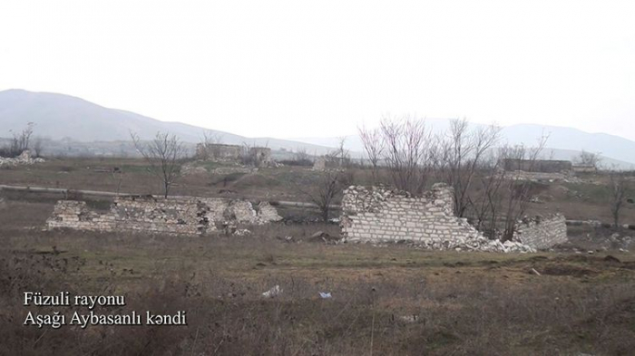   Aschagi Aybasanli Dorf in Agdam -   VIDEO    