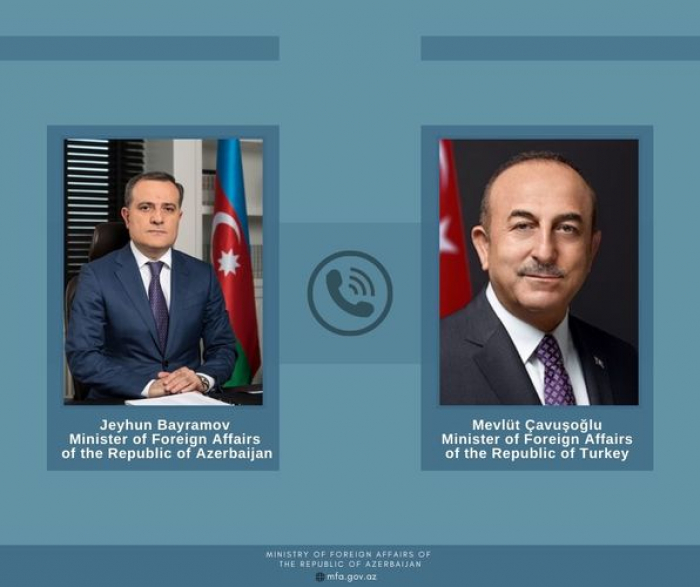   Azerbaijani, Turkish FMs hold phone talk  