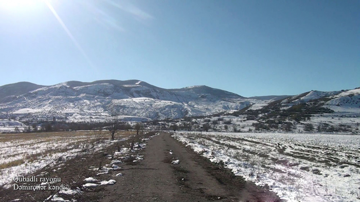   Damirchilar-Dorf im aserbaidschanischen Stadtteil Gubadli -   VIDEO    