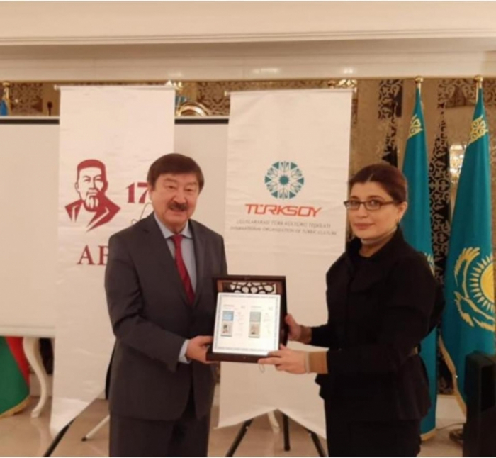 President of International Turkic Culture and Heritage Foundation receives TURKSOY medal "Abay 175 years"