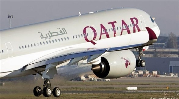 وصول أول طائرة قطرية إلى الرياض