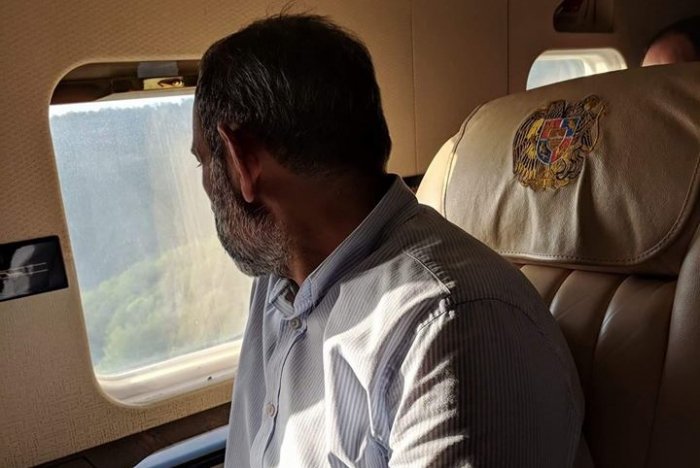 Paşinyanın təyyarəsi Moskvaya çatdı