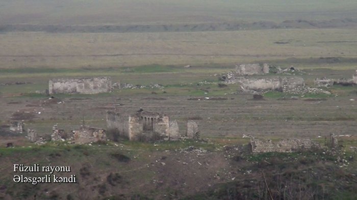   Video  footage of Alasgarli village of Fuzuli region 