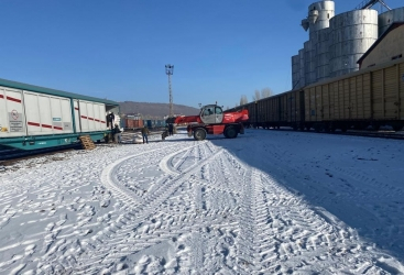 Azerbaiyán importa por primera vez productos turcos en vagones cubiertos