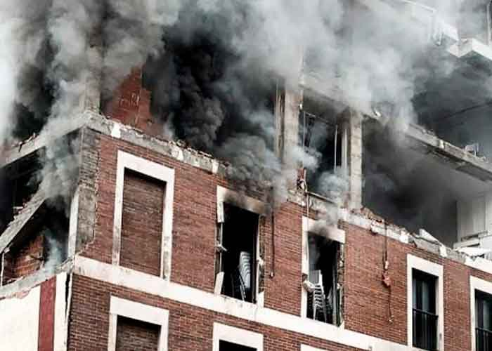 Aumentan a 4 los fallecidos por la explosión en el centro de Madrid