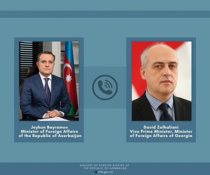   Azerbaijani, Georgian FMs exchange views on latest situation in region  