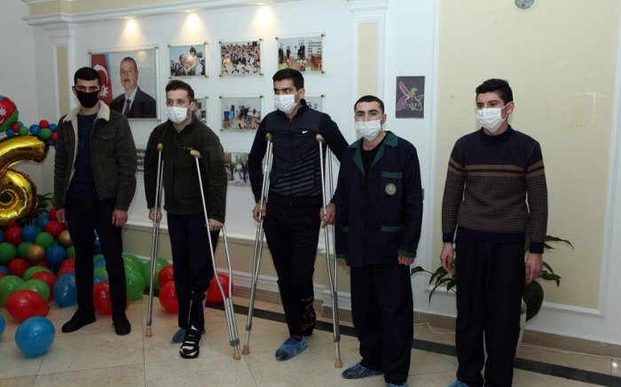 130-a yaxın qaziyə 530-dan çox reabilitasiya vasitəsi verilib