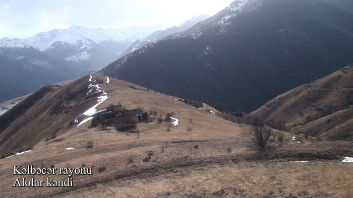   Video  footage of Alolar village of Kalbajar region 