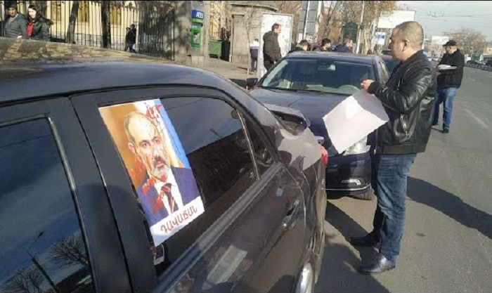  استمرار الاحتجاجات ضد باشينيان في يريفان -  فيديو  
