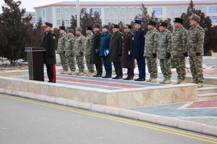 Naxçıvan Qarnizonu Qoşunlarında yeni tədris ilinə start verilib