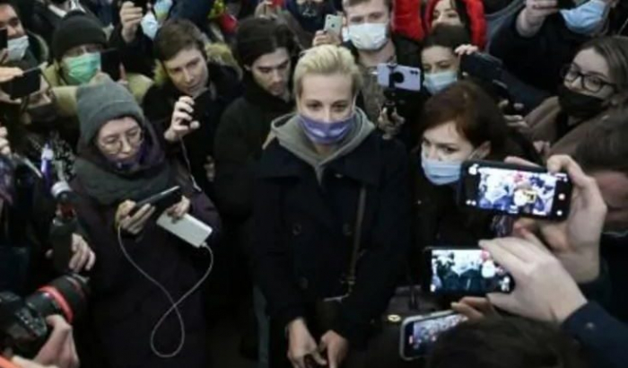 Detenida la esposa de Navalni durante la nueva jornada de lucha en demanda de la liberación del opositor