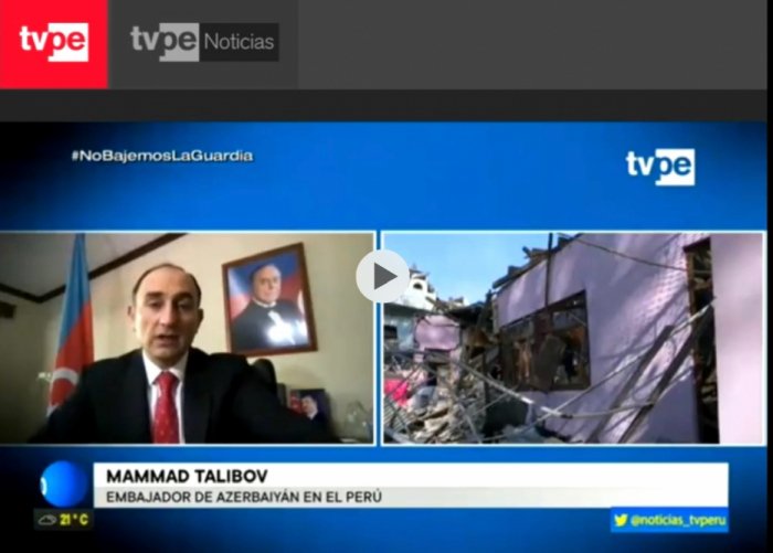 Peru kanalı Vətən müharibəsi ilə bağlı reportaj hazırladı