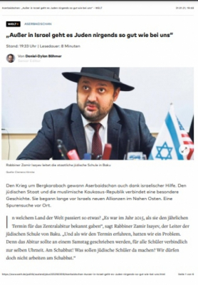  „Außer in Israel geht es Juden nirgends so gut wie bei uns“ 