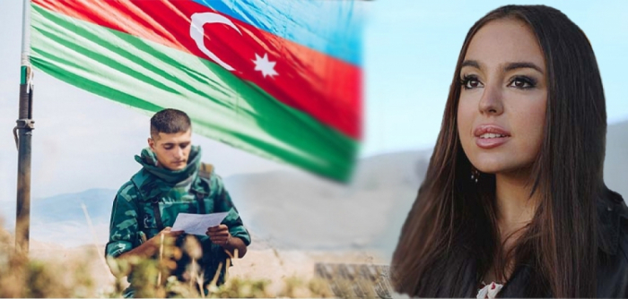    Leyla Əliyeva əsgərlərimiz haqqında şeir yazdı     

