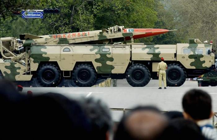 Pakistan test-fires short-range ballistic missile